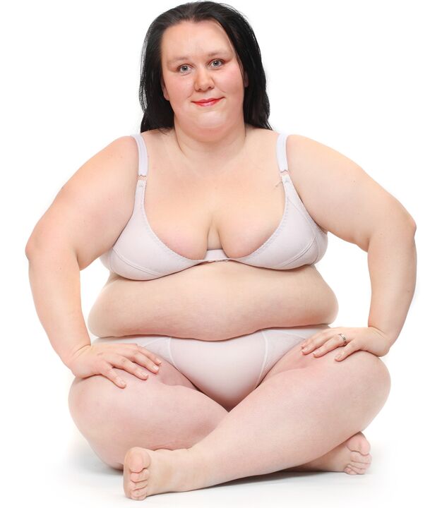 Donna sovrappeso