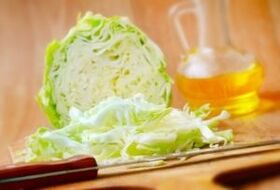 Cavolo tritato per insalata