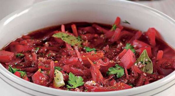 Borsch vegetariano